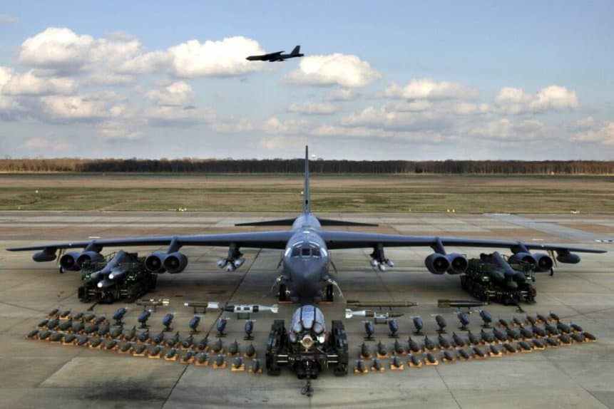 Bombardero B-52 Estados Unidos Polonia