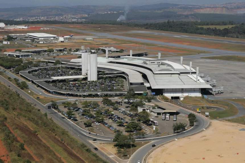 Belo Horizonte Aeroporto de Confins Passageiros fluxo