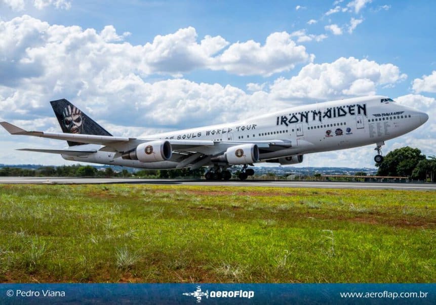 Iron Maiden Boeing 747