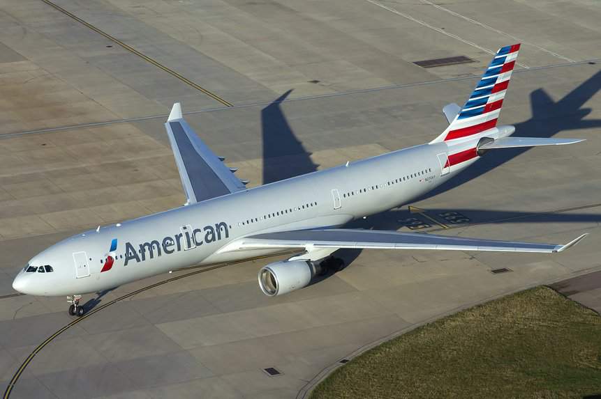 American Airlines Aeronaves Carbono