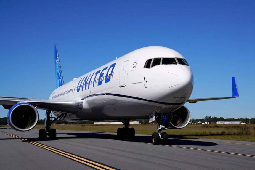 United Airlines Boeing 767 Aeronaves Escola Pilotos