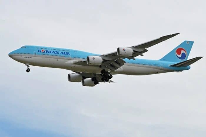 Korean Air Boeing 747 Code One Coréia do Sul