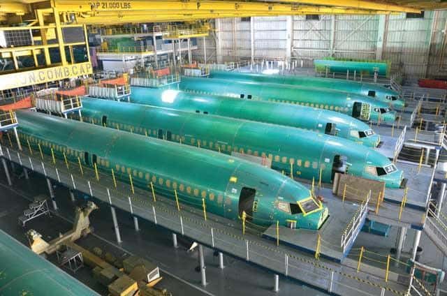 Boeing 737 MAX fornecedores