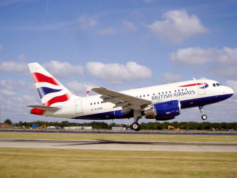British Airways A318 BabyBus