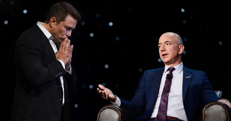 Elon Musk e Jeff Bezos