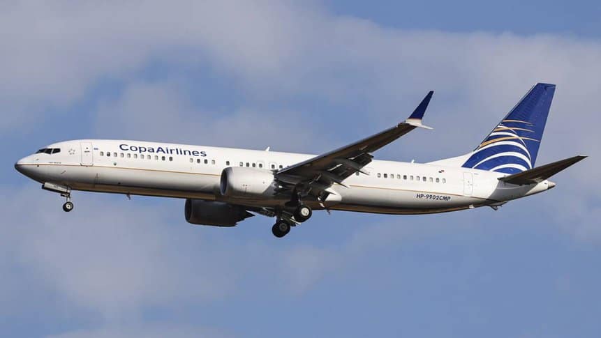 Copa Airlines Boeing 737 MAX 9 Panamá