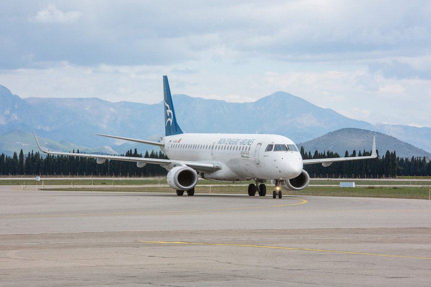 Embraer montenegro airlines
