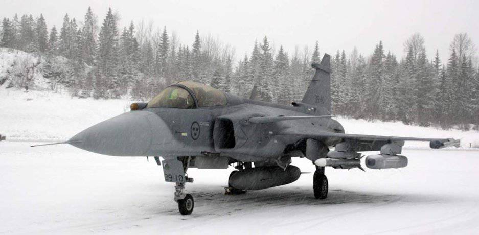Saab Caça Gripen na Finlândia