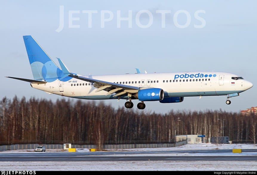 Boeing 737 Pobeda Rússia