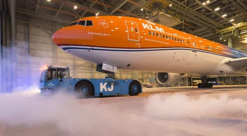 KLM Boeing 777 Orange Pride