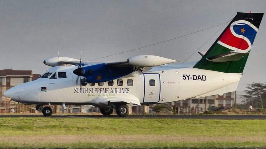 Let-410 South Sudan Supreme Airlines Sudão