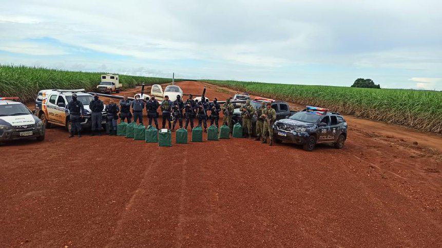 Polícia Militar Mato Grosso Avião Droga