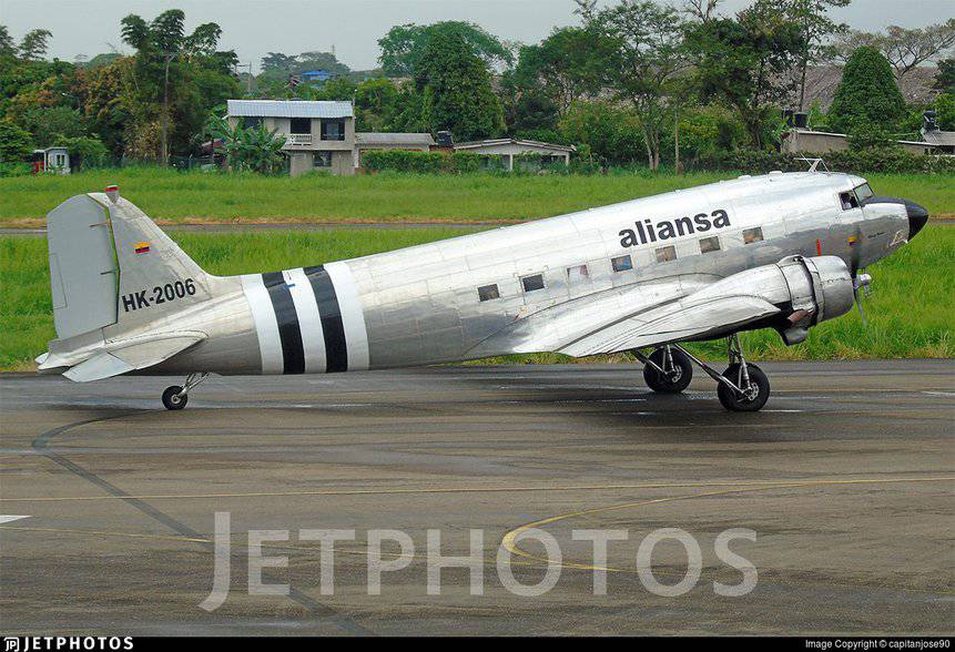 Douglas DC-3 Aliansa Colômbia
