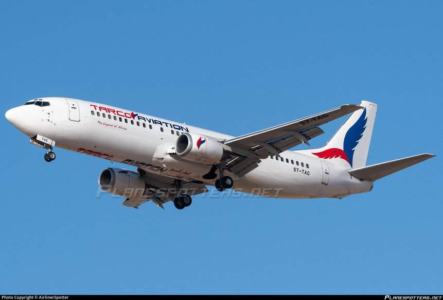 Tarco Airlines Sudão Boeing 737 Gato