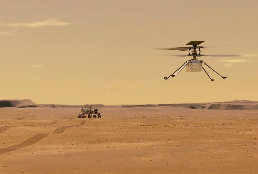 NASA Helicóptero Ingenuity Marte