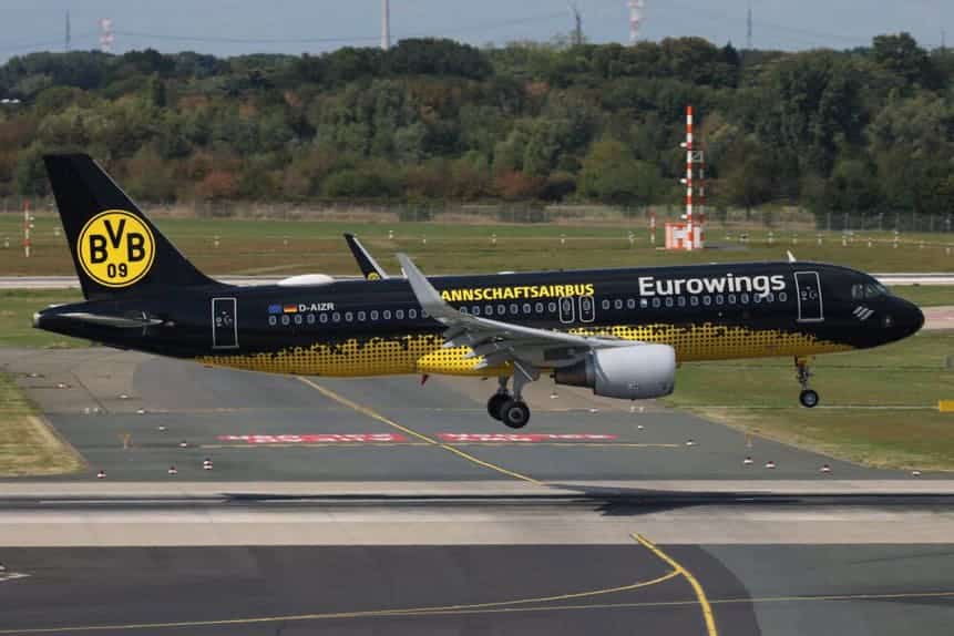 Airbus A320 Eurowings Borussia Dortmund
