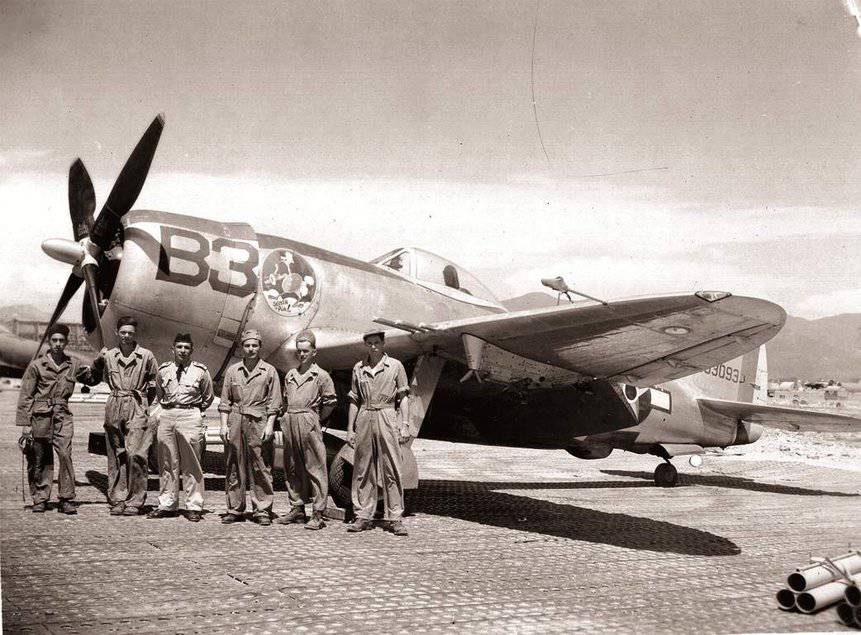 P-47 FAB sendet nach Púa Caça