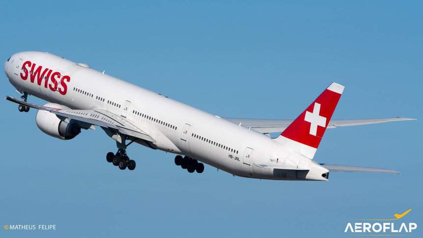 Swiss Boeing 777 Suiça
