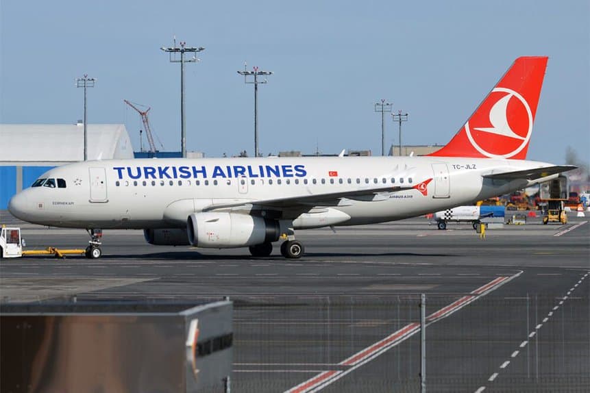 Airbus A319 Turkish