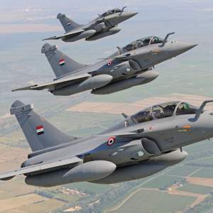 Caças Rafale DM da Força Aérea Egípcia. Foto Anthony Pecchi/Dassault.