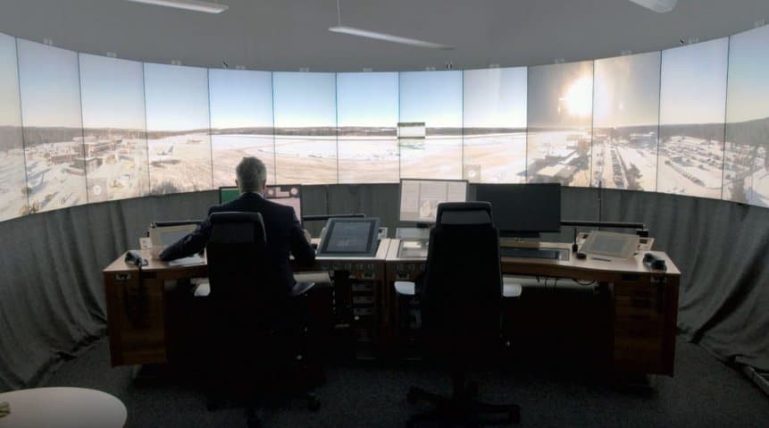 Torre digital de aeropuertos Saab