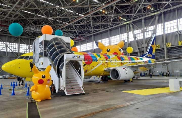 Boeing 737-800 Pokémon Japão Skymark