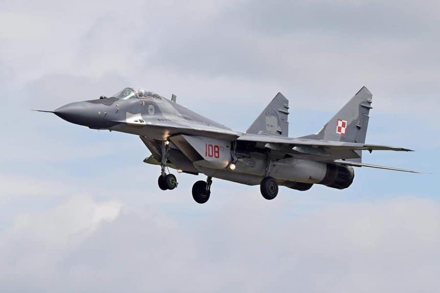 MiG-29 caça Polônia.
