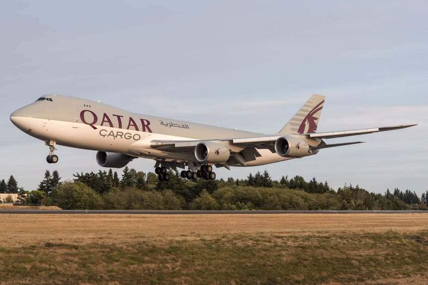 Boeing 747-8 Qatar Fórmula 1