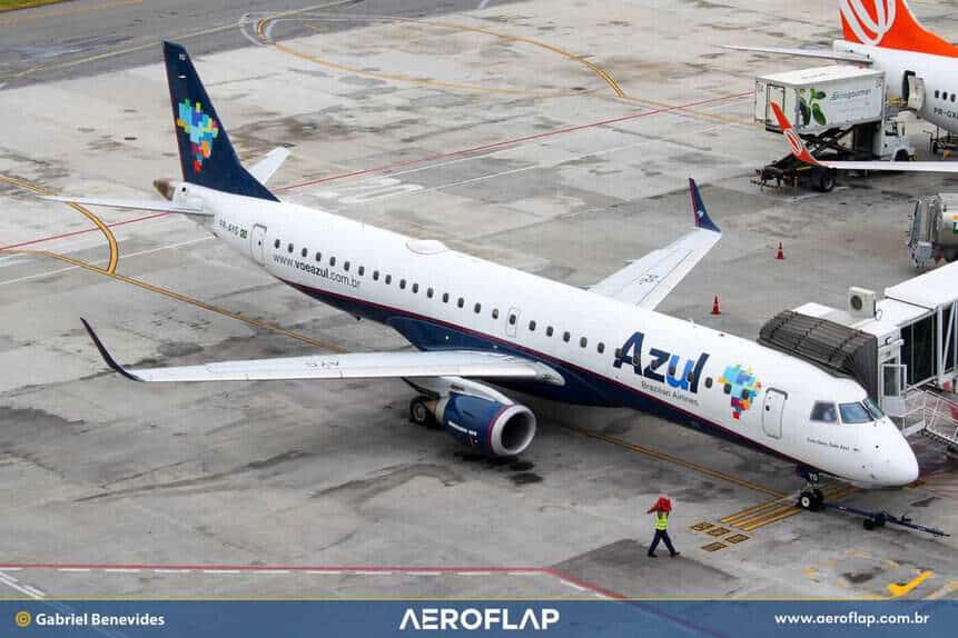 Azul Ponta Porã Embraer 195 E1 Araxá Guarulhos flights