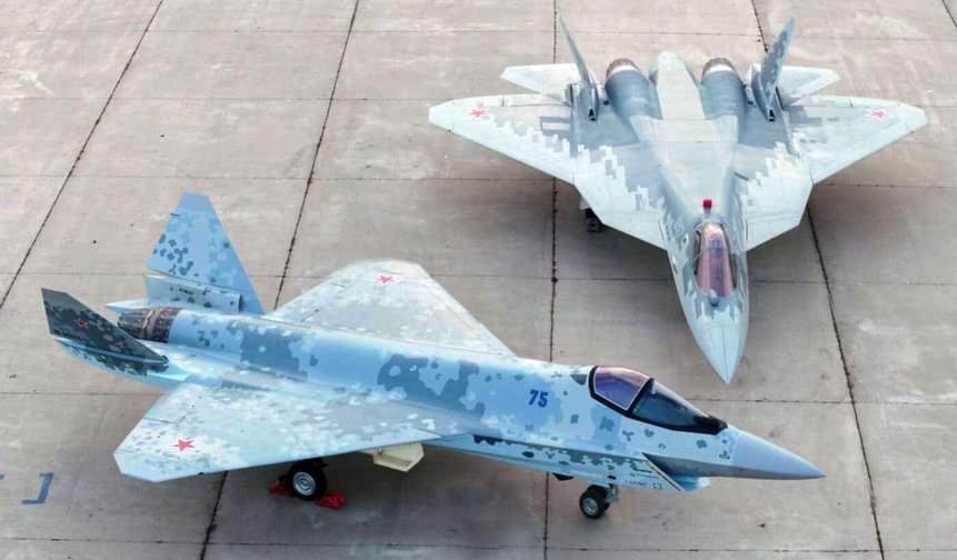 Su-75 Su-57 Rússia Stealth