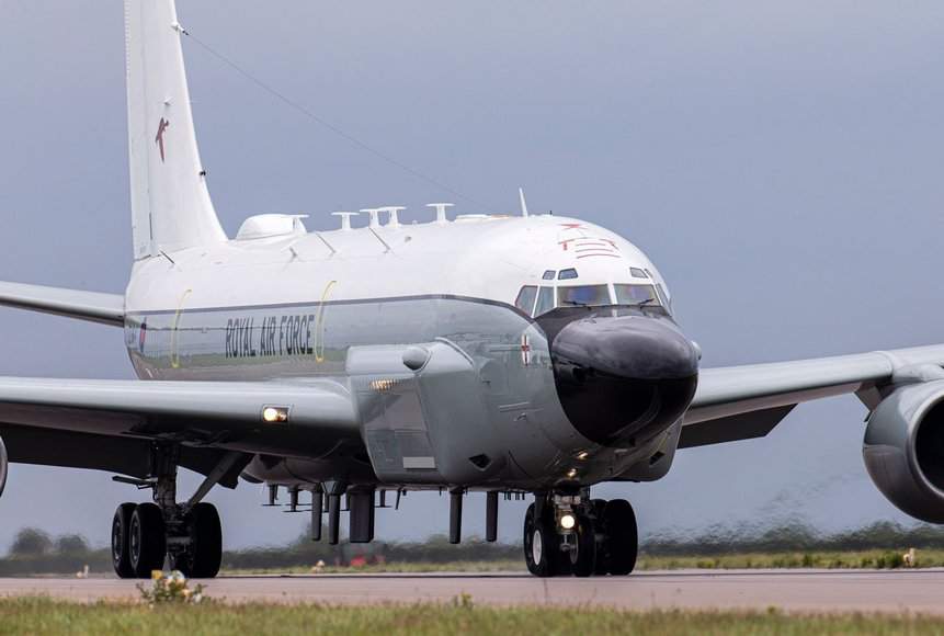 RC-135 Rivet Joint RAF reconhecimento
