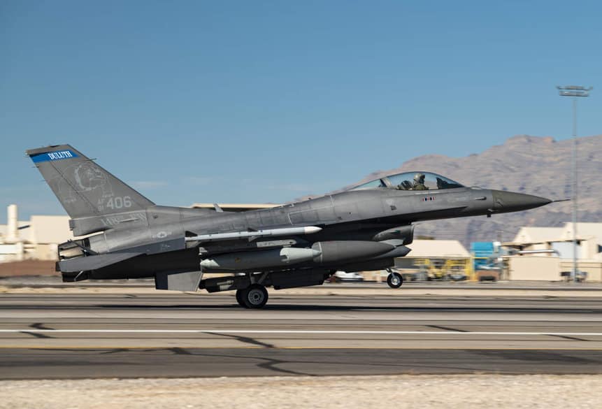 F-16C Have Glass Red Flag Nellis