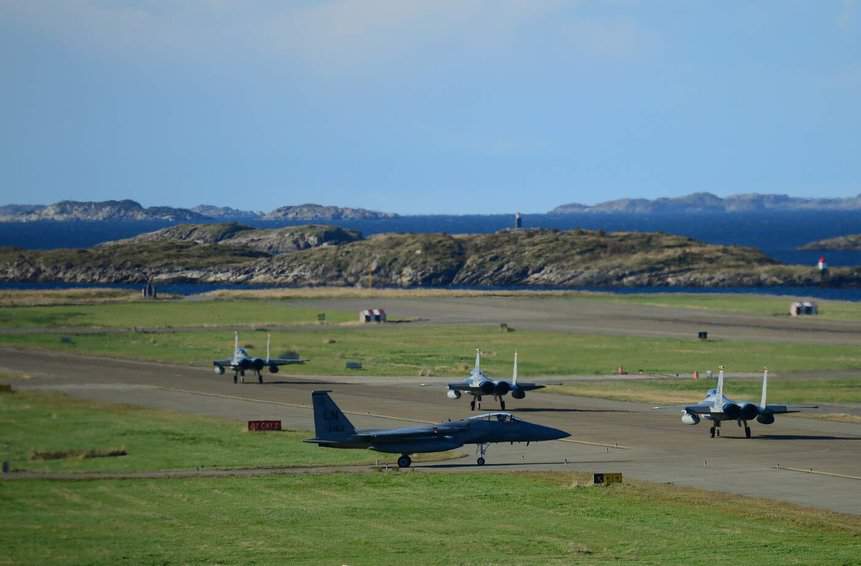 F-15 USAF Bodø Noruega