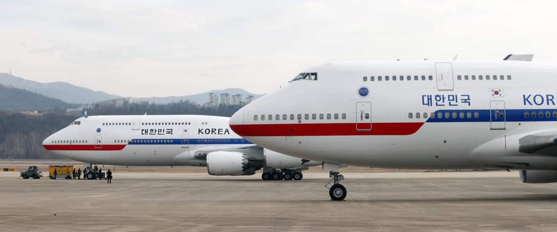 747-400 747-8i Coreia