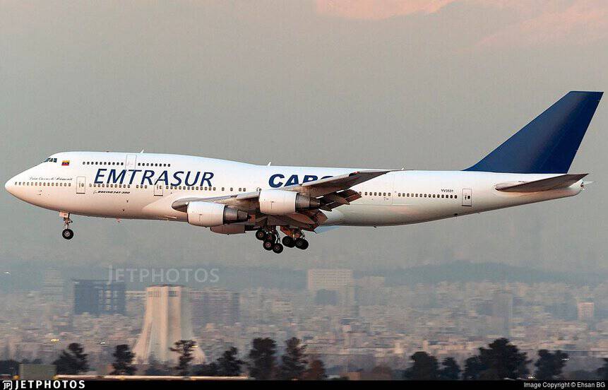 Boeing 747 Emtrasur Conviasa Venezuela