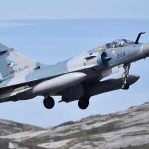 Caça Dassault Mirage 2000 5F França - Acidente.