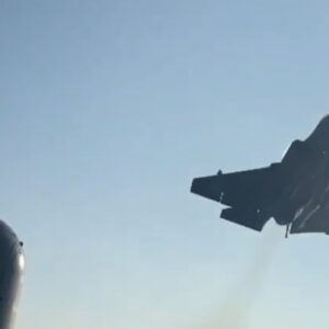 F-35C acidente video