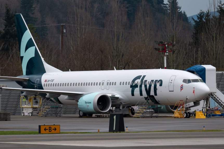 Boeing 737 MAX fFlyr Noruega