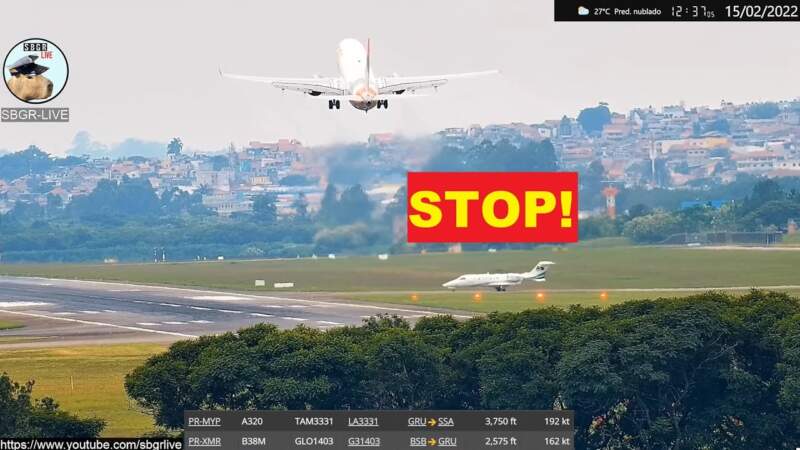 Aeroporto de Guarulhos incidente Arremetida passageiros assusta segurança voo