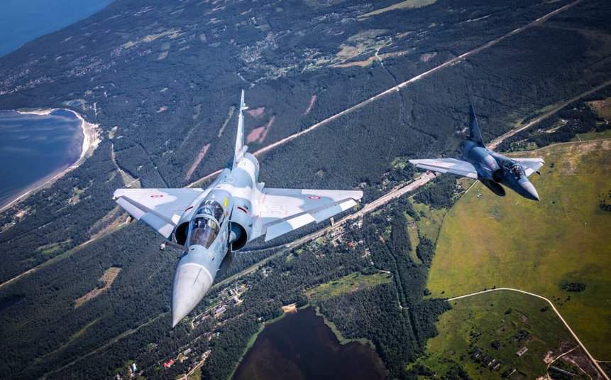 Mirage 2000-5 França ucrânia estônia