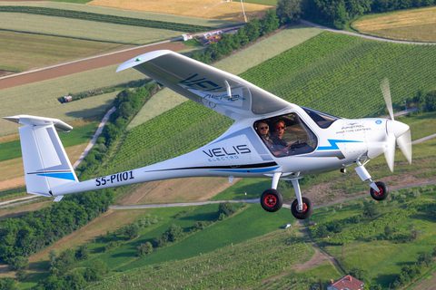 Textron Pipistrel Velis Electro USAF electric plane pilot training
