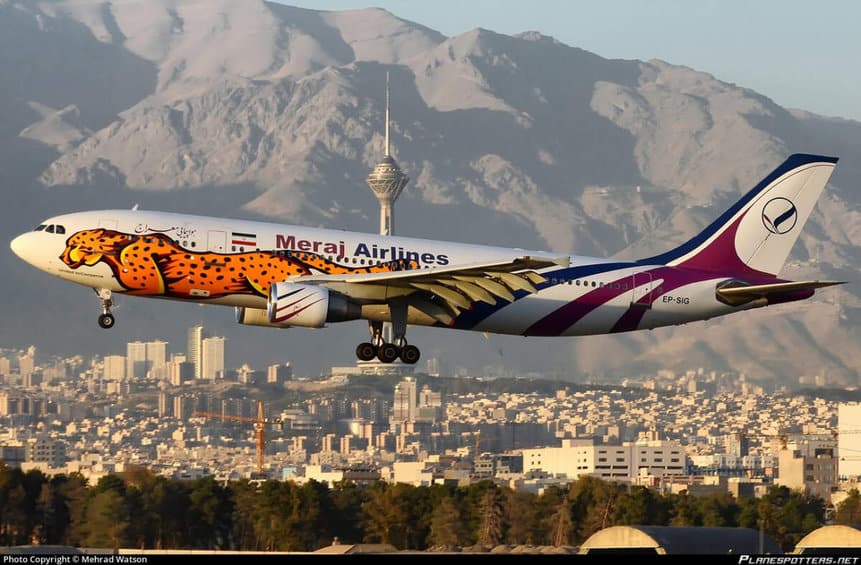 Airbus A300 Meraj Airlines Irã