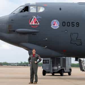 Mulher B-52 USAF Comandante