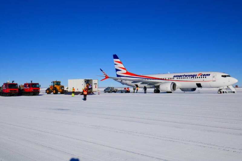 Avião operação Gelo Antártida