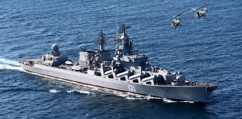 Drone navio russo Moskva
