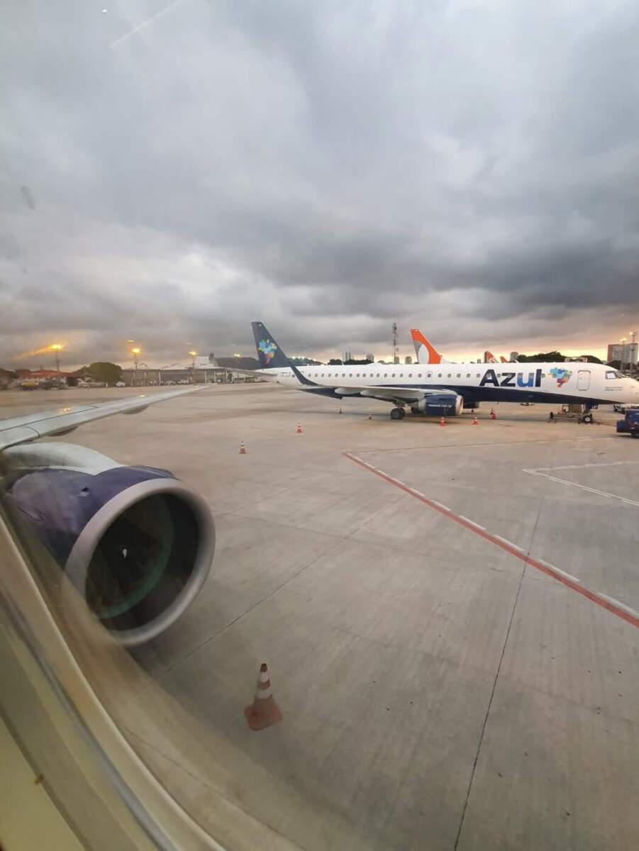 Aeroporto de Congonhas Embraer 195-E2 da Azul