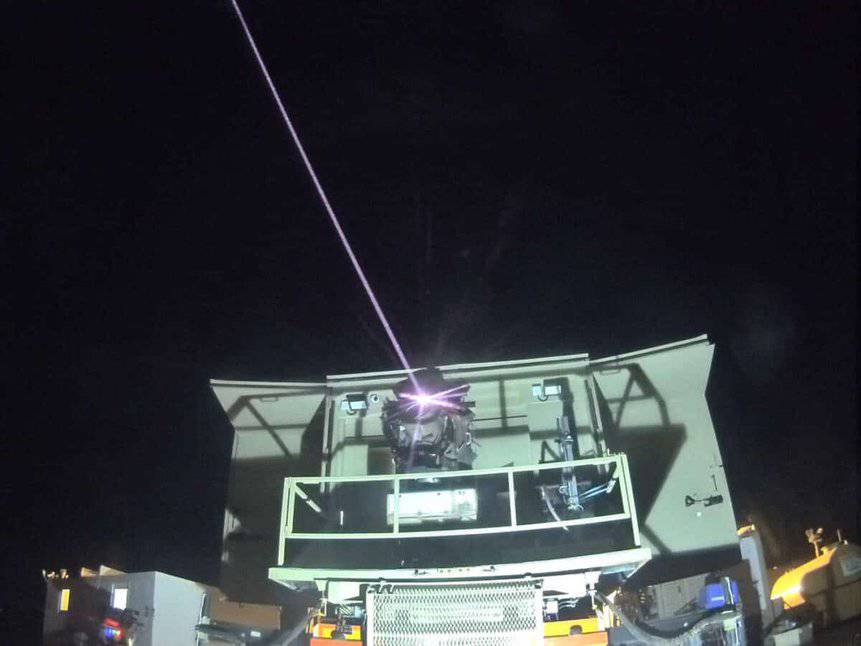 Laser iron beam Israel interceptação