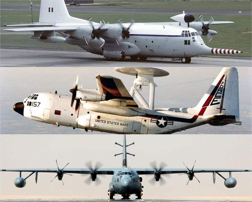 Lockheed C-130 Hercules variantes guerra radar meteorologia psicológico