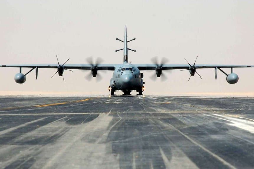 EC-130J Guerra psicológica EE. UU. USAF C-130 Operaciones especiales PSYOPS