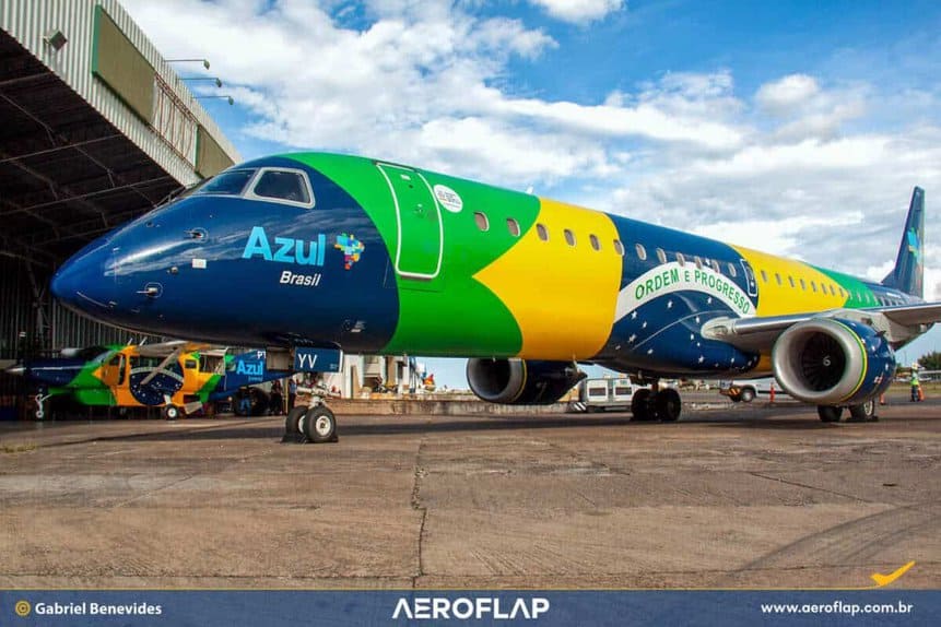 Azul Azul Viagens Embraer 195 Taça Libertadores Amazônia